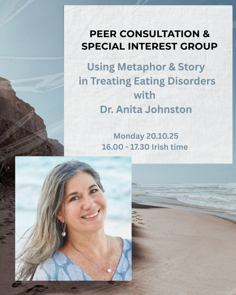 Peer Consultation and Special Interest Group for eating disorder professionals with special guest Anita Johnston!