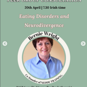Peer Consultation and Special Interest Group for Eating Disorder Professionals.