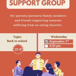 support group for parents and family members supporting a loved one with an eating disorder