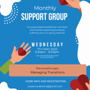 online carer support group for those supporting a loved one with an eating disorder
