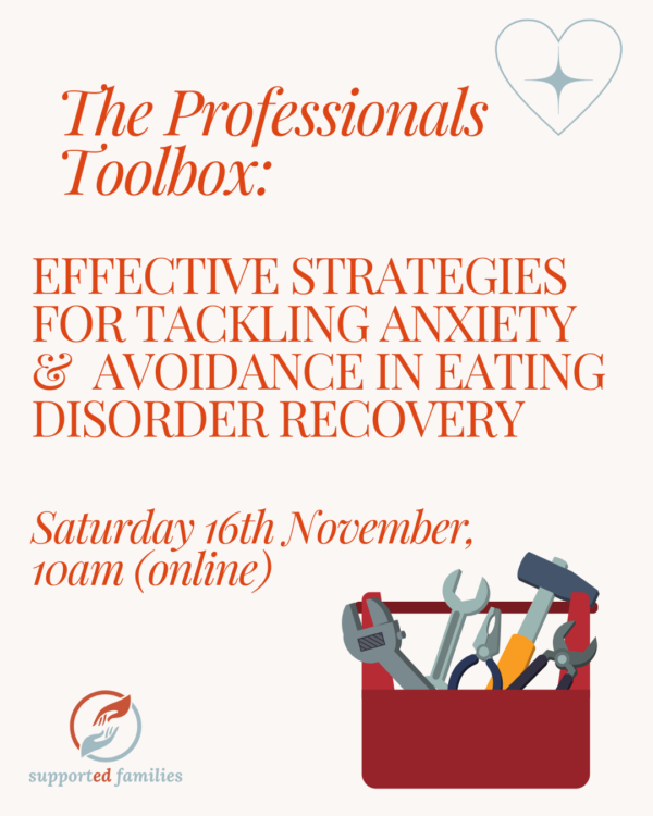 webinar for professionals on managing avoidance and anxiety in eating disorder recovery