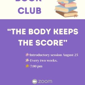 Book Club for those affected by eating disorders, their families and professionals seeking to learn more