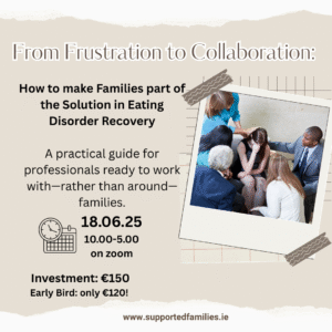 Workshop for eating disorder professionals on working with families